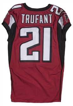 2014 Desmond Trufant Game Used Atlanta Falcons Home Jersey Used On 10/26/14 For International Series (NFL-PSA/DNA)